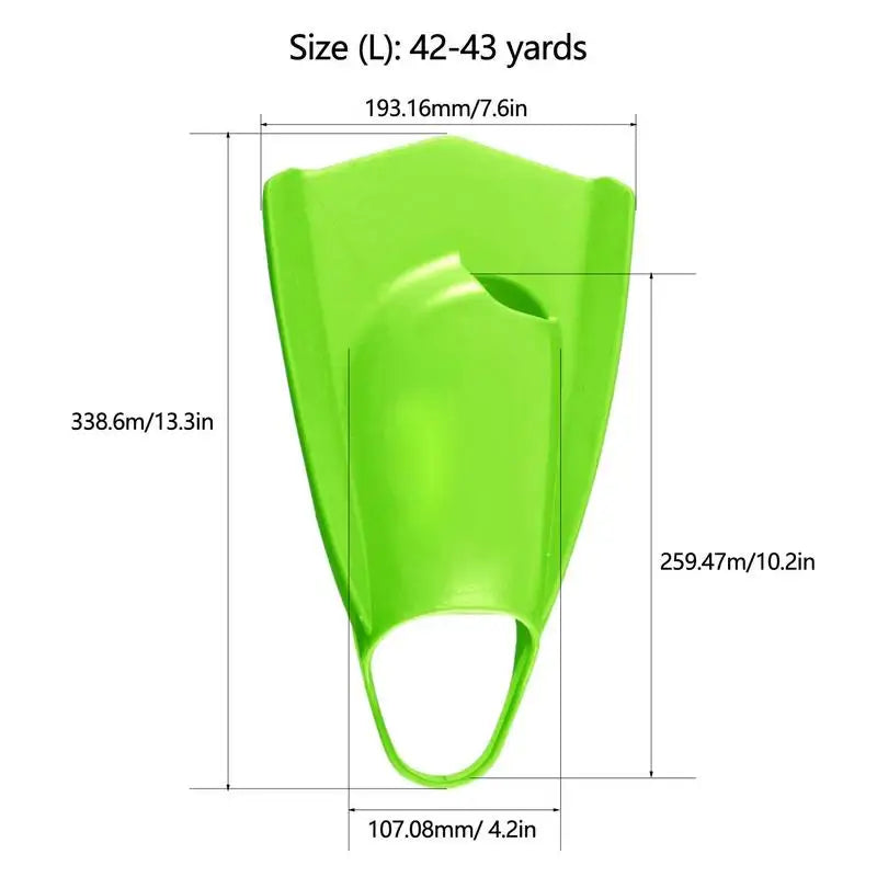 Swim Training Fins Silicone Professional Scuba Short Diving Fins For Men Women Snorkeling Swimming Fins Flippers Equipment