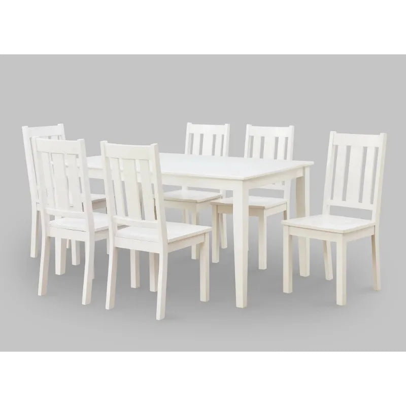 Better Homes and Gardens Bankston Dining Chair, Set of 2, White Accent Chairs for Living Room Dining Chairs
