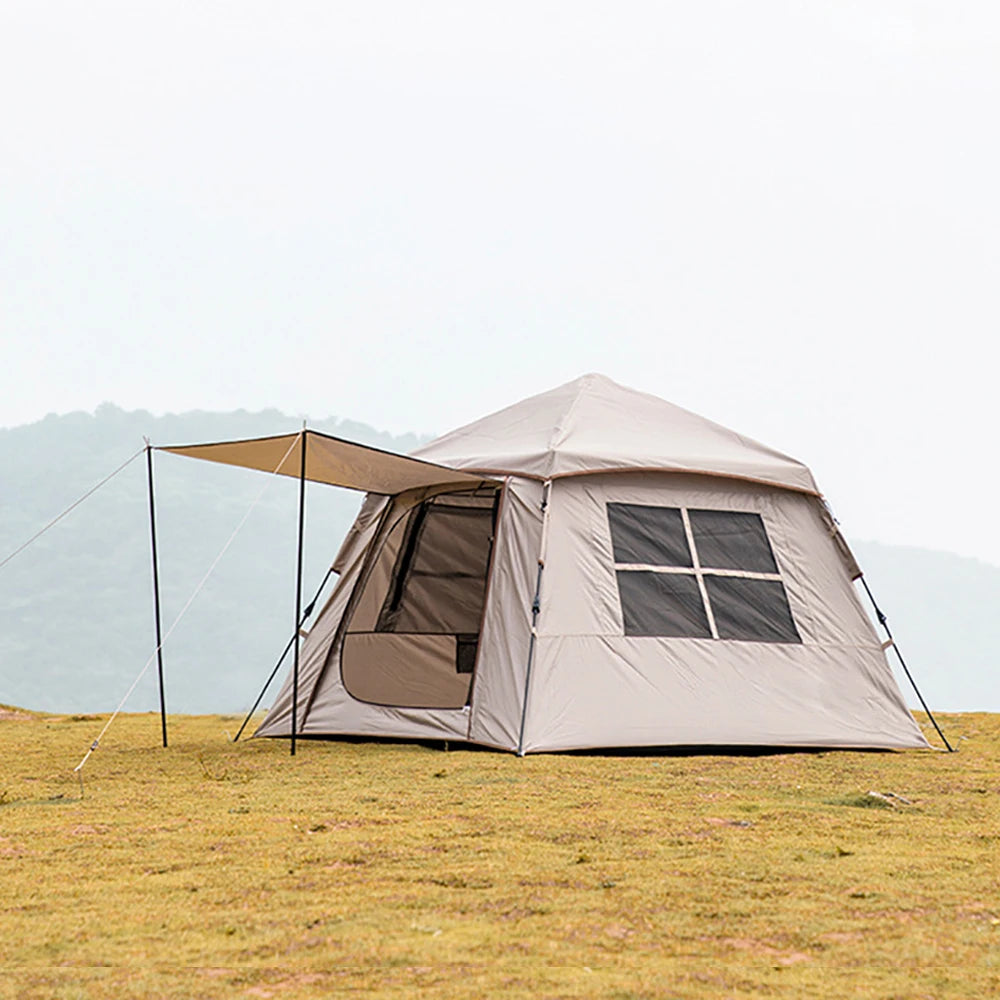 Custom Automatic stretch Light Luxury Camping Tent travel Waterproof Pop Up Portable Outdoor Tent For Hiking