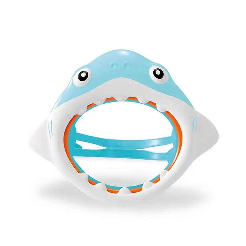 Full Face Diving Masque Swimming Equipment Shark Design Underwater Breathing Anti Fog Waterproof Self Contained Masque Children