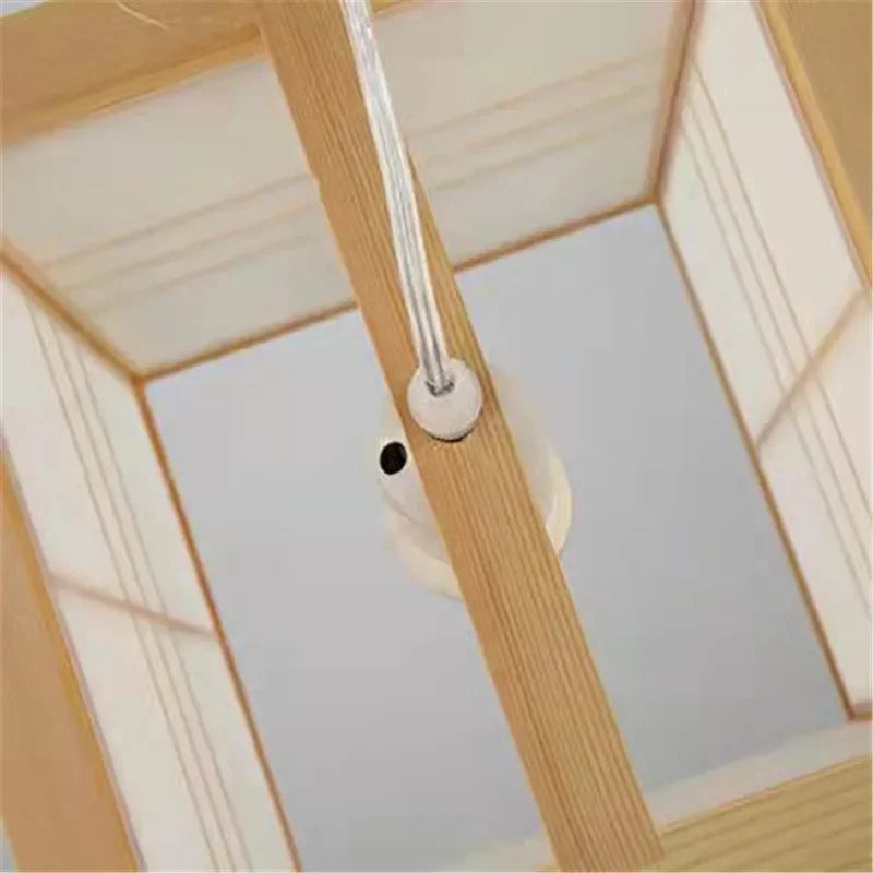 Japan Style Wooden Pendant Lights Aisle Balcony Dining kitchen Homestay Celing Hanging Light Art Decoration E27 Drop Shipping