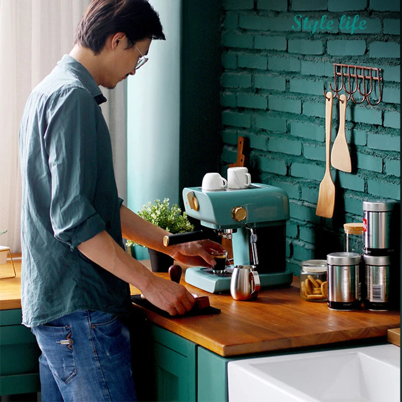 Espresso Machine Fully Semi-automatic Commercial Steam Integrated Coffee Machine Coffee Maker Machine 800ml