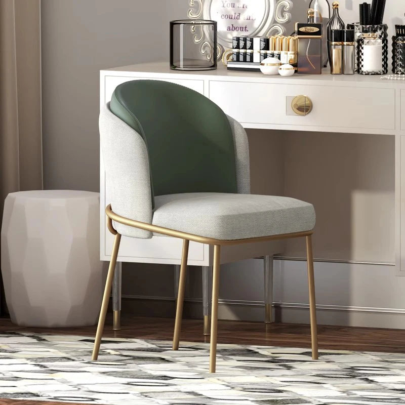 Design Salon Dining Chairs Nordic Modern Outdoor Vanity Accent Chair Party Gaming Kitchen Silla Comedor Home Furniture DC006