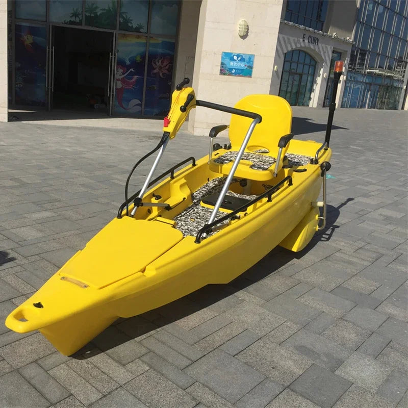fishing boat yacht jet powered kayak with electric motor