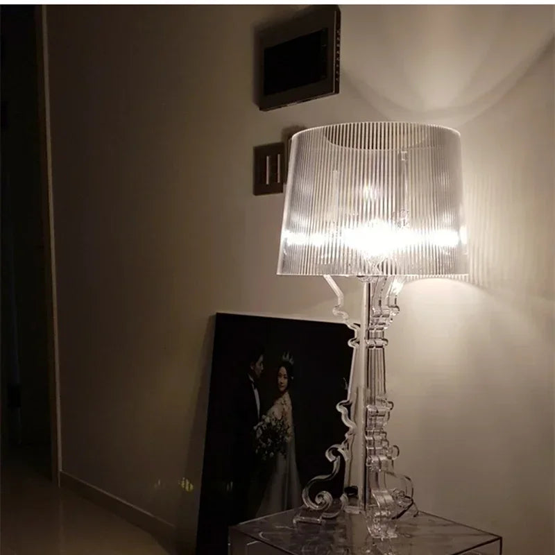 Itaty Bourgie Table Lamp Designer Modern Acrylic Floor Lamps for Living Room Bedroom Study Decor Home E27 Creative Bedside Lamp