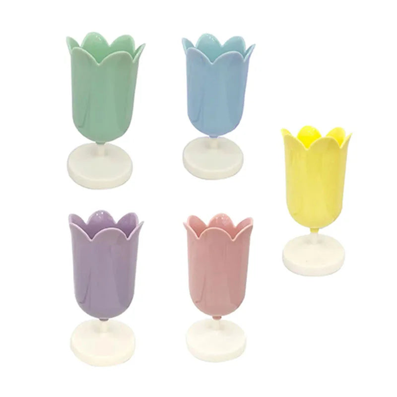 Modern Pen Holder Desktop Vase Indoor Outdoor Pencil Organizer Flower Pot Makeup Brush Holder Office Hotel Home Decoration