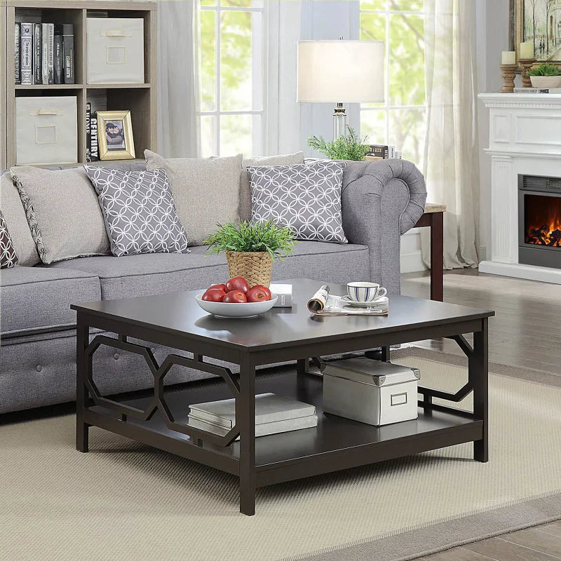 Convenience Concepts Square Coffee Table living room furniture coffee table for living room