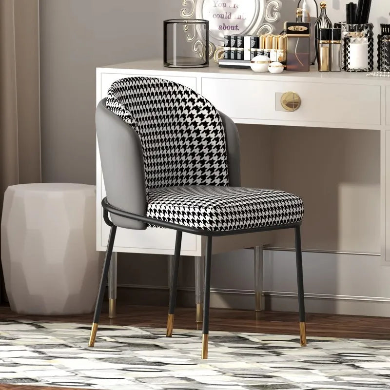 Design Salon Dining Chairs Nordic Modern Outdoor Vanity Accent Chair Party Gaming Kitchen Silla Comedor Home Furniture DC006