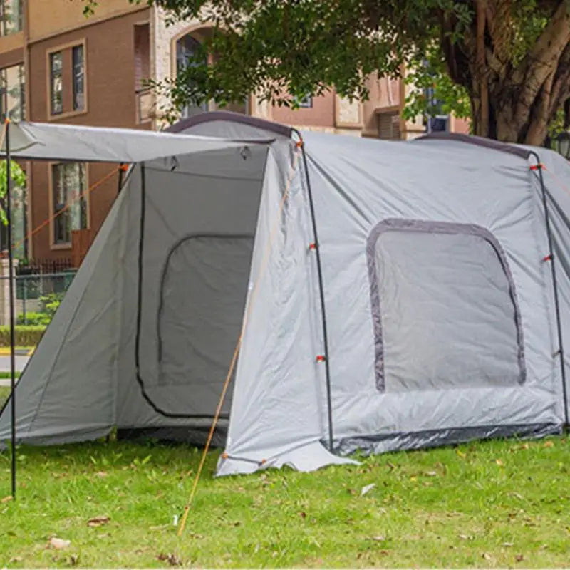 Camping SUV Trunk Tent Car Rear Tent Waterproof Auto Tail Tent 6 Person Car Awning Sun Shelter Self-driving Camping Accessory