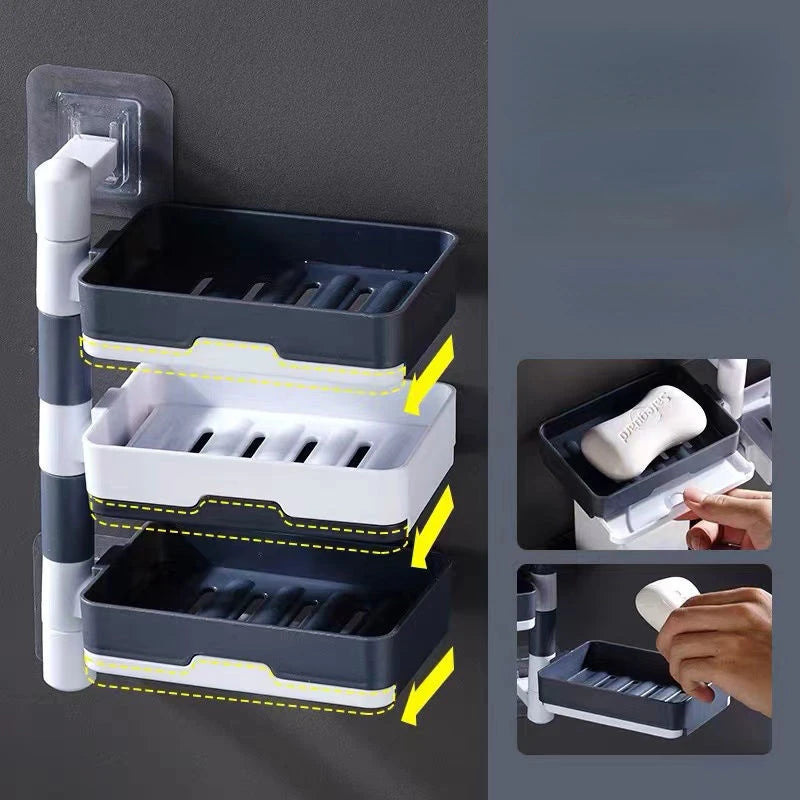 Creative Corner Shower Shelf Bathroom Shampoo Shower Multilayer Shelf Holder Multifunction Storage Rack Organizer Wall Mounted