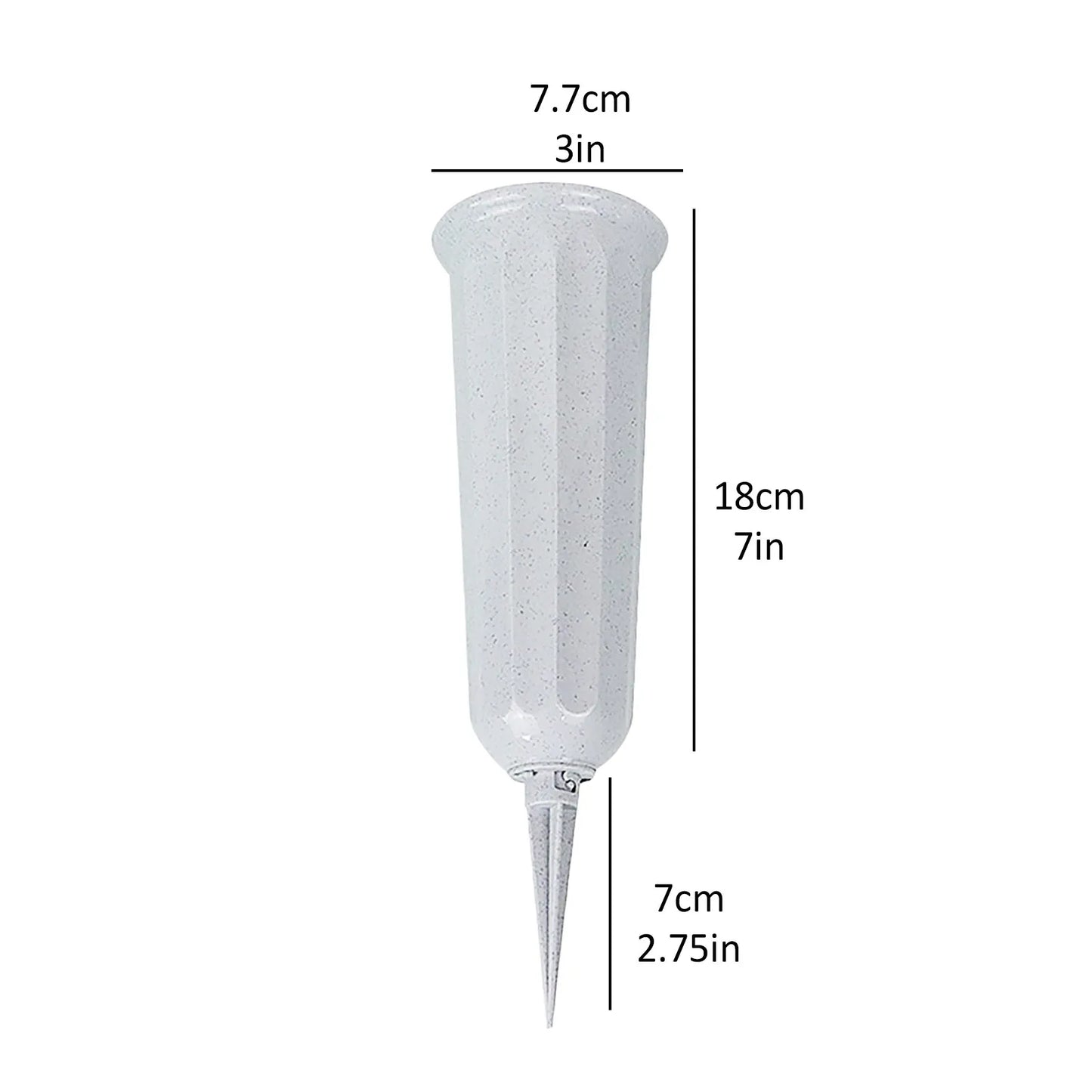 Free Shipping Items Cemetery Flower Vase Memorial Floral Vase With-stake Plastic In Ground Cemetery Room Decor Decoración Hogar