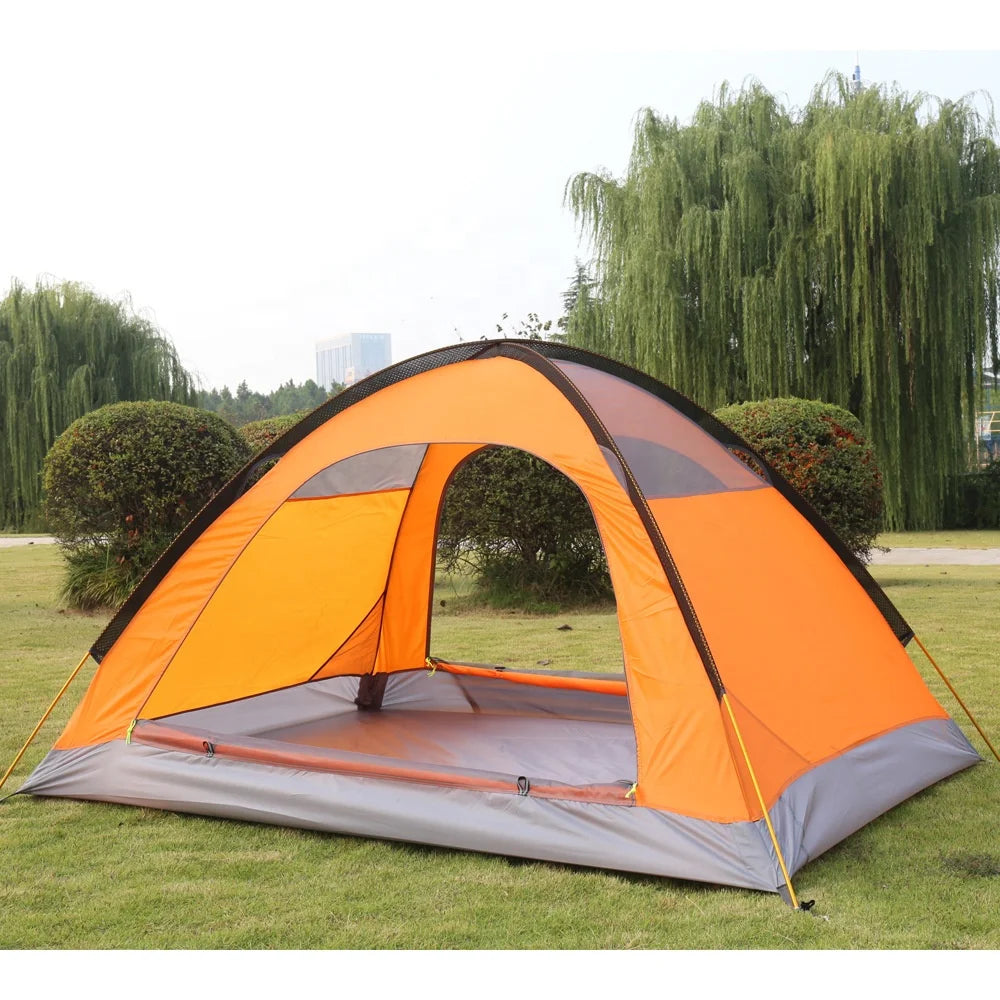 3-4 Person Family Folding Tents, Large Quality Selling Luxury Auto Camping Tents Lightweight Pop Up Tents Foldable/