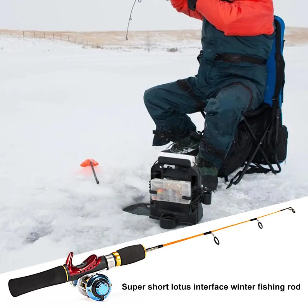 1 Set Great Fishing Rod 52cm Winter Fishing Rod High Strength Mini Pocket Winter Ice Fishing Rod Angling Supplies