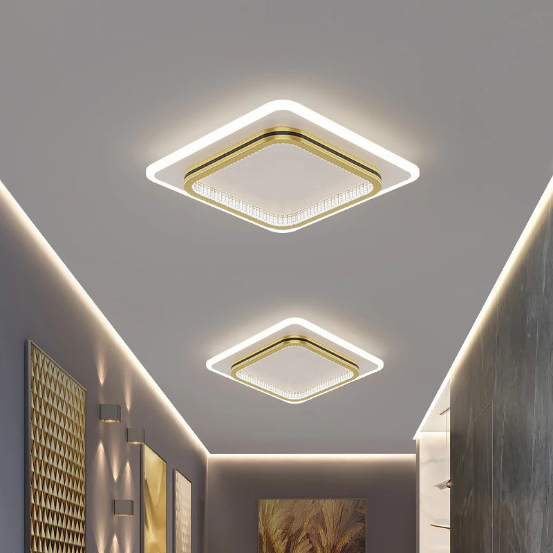 Modern LED Ceiling Lamps For Living Room Bedroom Luxury Decor Light Fixtures Indoor Corridor ceiling light With Remote Control