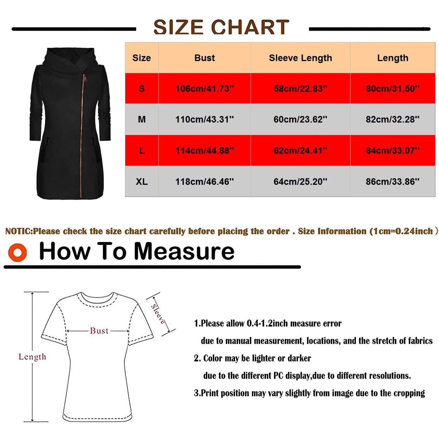 Women Leisure Fashion Side Zipper h Loose Coat Hooded Jackets Autumn And Winter Female Casual New Coat Top clothes Mujer