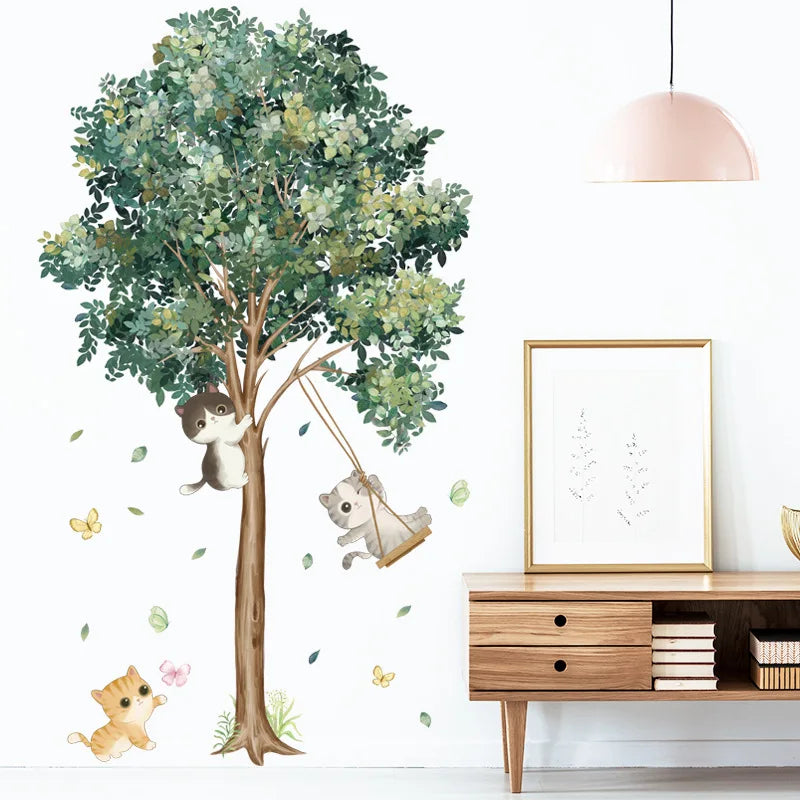 Large Nordic Tree Wall Stickers Living room Decoration Bedroom Home Decor Removable Wall Decals For Room Decorative Wallpapers