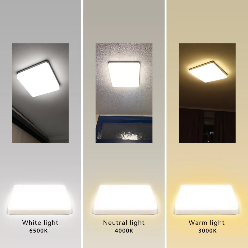 Modern Led Ceiling Lamp 110V 220V Ceiling Panel Light Lustre for Living Room Bedroom Lighting Fixture Square Led Ceiling Lights