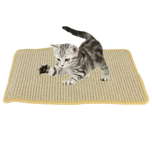 For Sharpen Nails Furniture Protector Natural Sisal Cat Scratch Board Climbing Tree Litter Mat Cat Scratching Post Mat