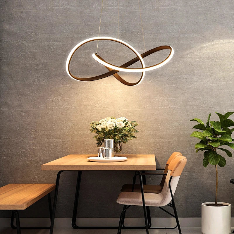 Modern Led Chandelier Lighting for Living Room Dining Table Nordic Creative Design Ceiling Hanging Lamp In Bedroom Kitchen Loft