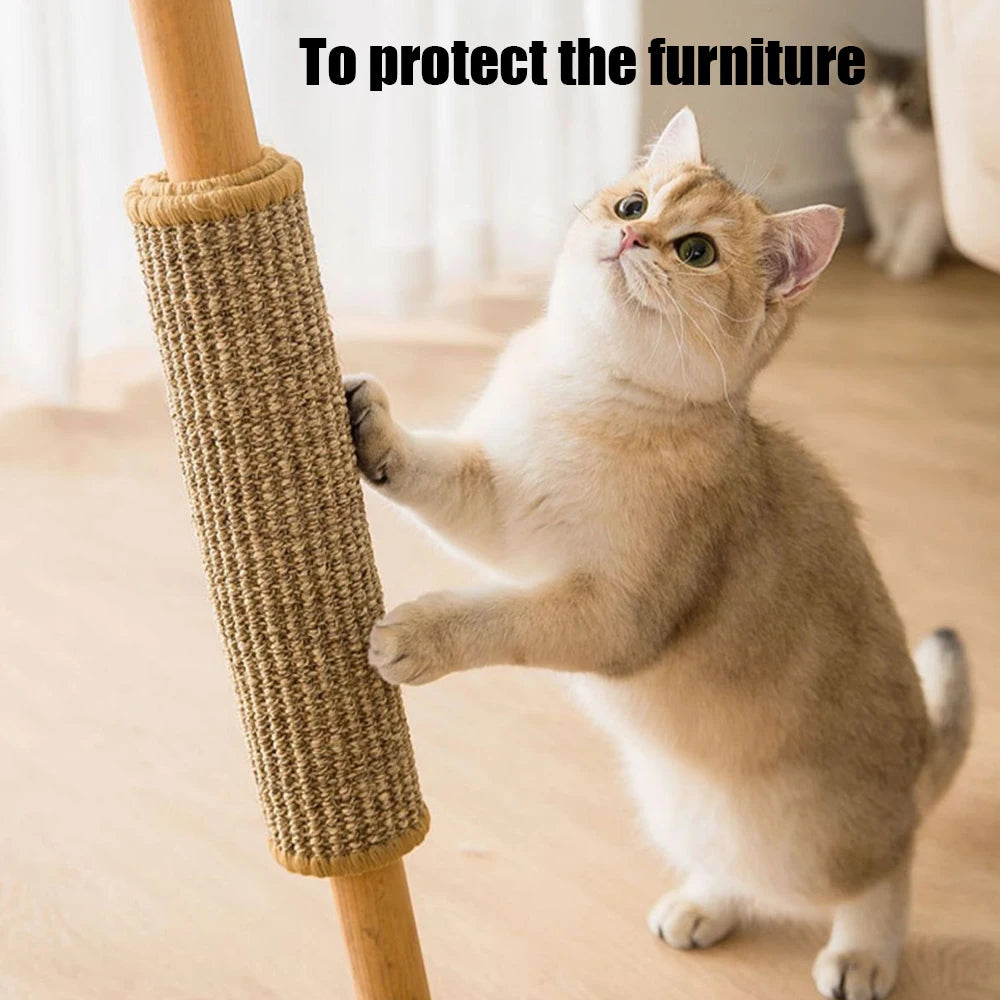 For Sharpen Nails Furniture Protector Natural Sisal Cat Scratch Board Climbing Tree Litter Mat Cat Scratching Post Mat