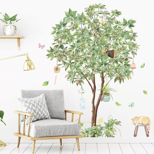 Large Nordic Tree Wall Stickers Living room Decoration Bedroom Home Decor Removable Wall Decals For Room Decorative Wallpapers