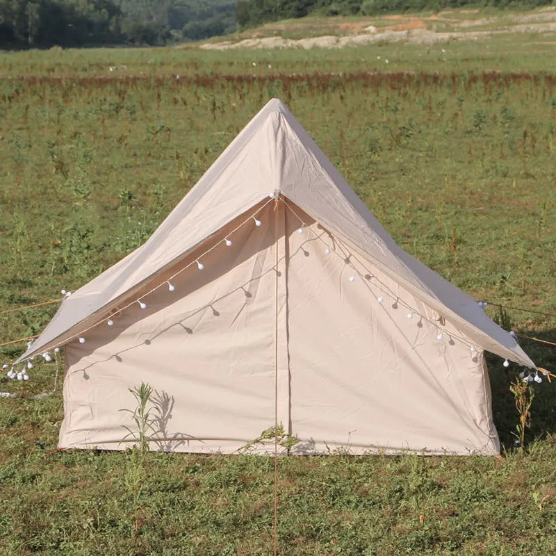 Outdoor Luxury Tent Nordic Vintage Cotton White Bear Cabin Small Room Light Luxury Cotton Double Technology Cotton-Cloth Tent