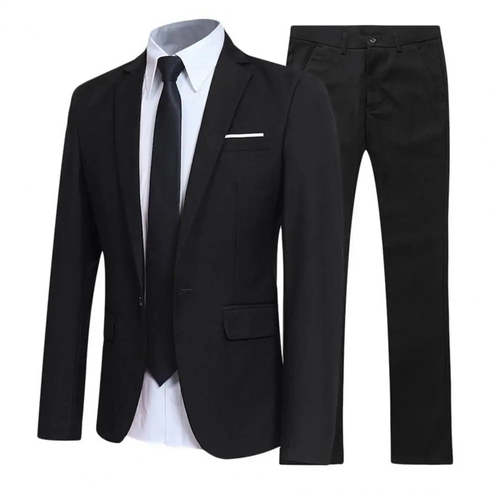 Suit suit 2021 men's two-piece business dress professional small West decoration body groomsmen clothing groom wedding dress