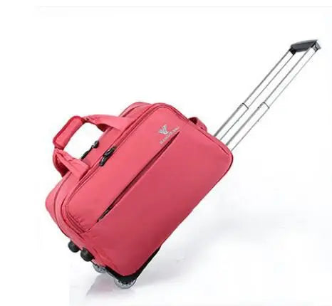 Women Carry on hand luggage bag Unisex Travel trolley bags Rolling luggage Bag with wheels bag cabin Baggage bag Travel suitcase