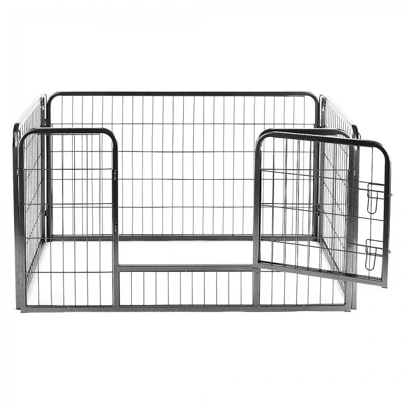 Foldable Pet Playpen Iron Fences Puppy Kennel House Exercise Training Puppy Kitten Dog Fences Gate Supplies Pet Products New