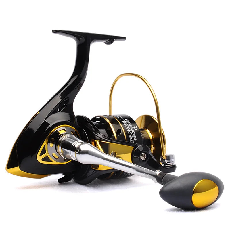 2022 NEW Boat spinning reel 7000 11BB Black/Gold saltwater/freshwater fishing tackle 4.2:1 offshore fishing wheel