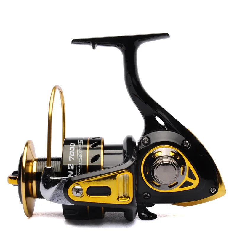 2022 NEW Boat spinning reel 7000 11BB Black/Gold saltwater/freshwater fishing tackle 4.2:1 offshore fishing wheel