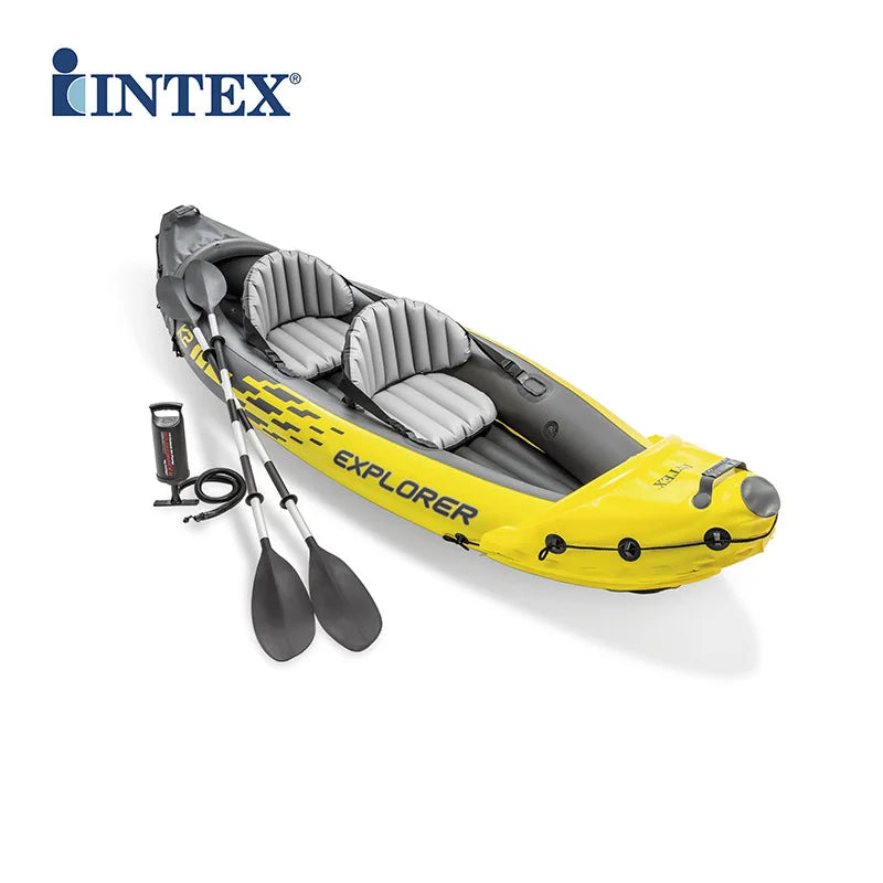 Single double kayak, inflatable boat, assault boat, fishing boat　thickened inflatable dinghy　folding canoe