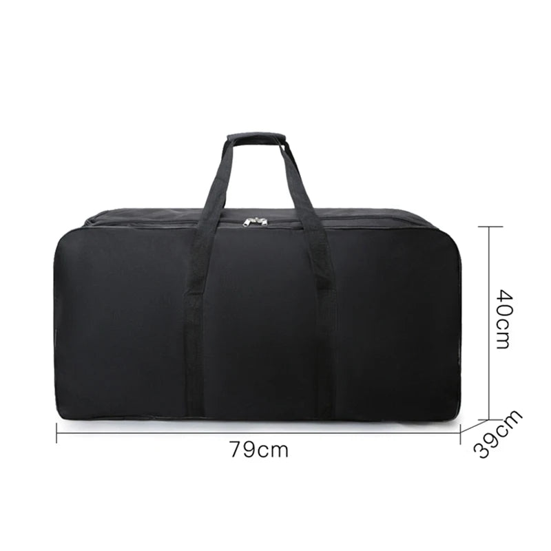 Unisex Universal Wheel Travel Bag Large Capacity Duffle Durable Oxford Simple Multifunction Handbag Luggage Suitcase XA573F