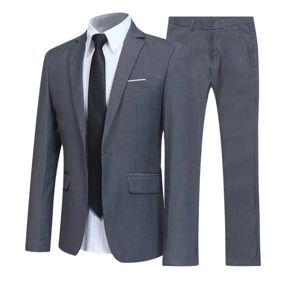 Suit suit 2021 men's two-piece business dress professional small West decoration body groomsmen clothing groom wedding dress