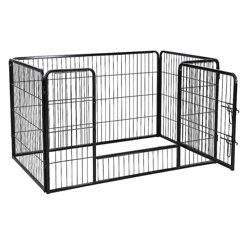 Foldable Pet Playpen Iron Fences Puppy Kennel House Exercise Training Puppy Kitten Dog Fences Gate Supplies Pet Products New