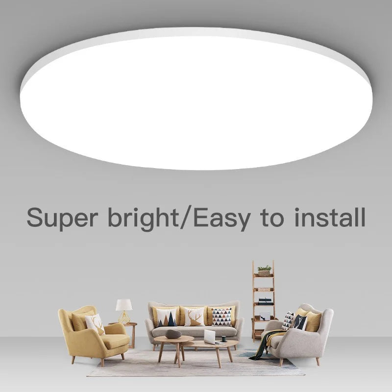 Ultra Thin Led Ceiling Lamp Modern Panel Ceiling Lights Indoor Lighting 15W 20W 30W 50W Led Lamp For Living Room Kitchen Bedroom