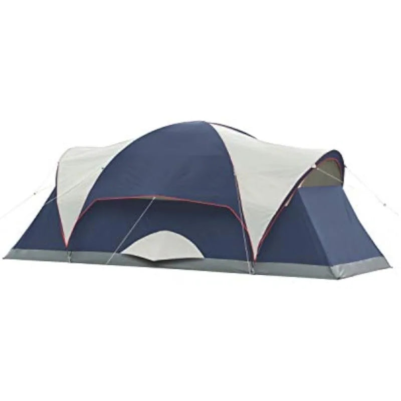 Coleman Elite Montana Camping Tent with LED Lights, Weatherproof 8-Person Family Tent with Included Carry Bag, Rainfly, Air Vent