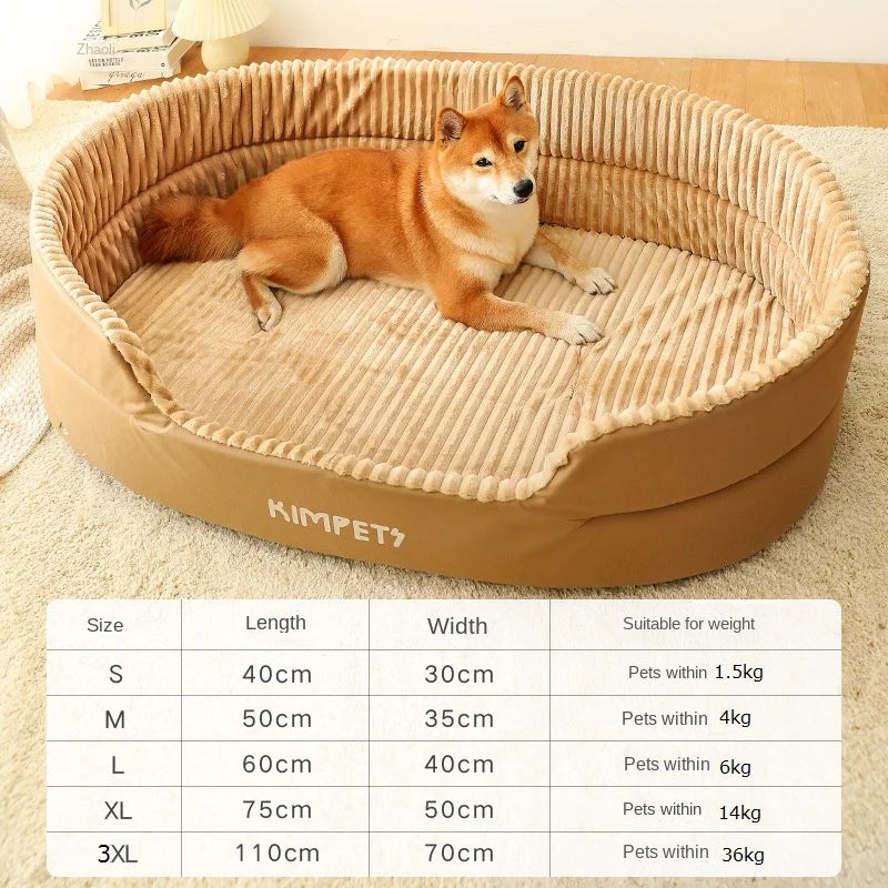 Dog Bed Baskets for Small Medium Large Dogs Sleeping Beds Waterproof Cats House Kennel Sofa Mat Blanket Pet Accessories