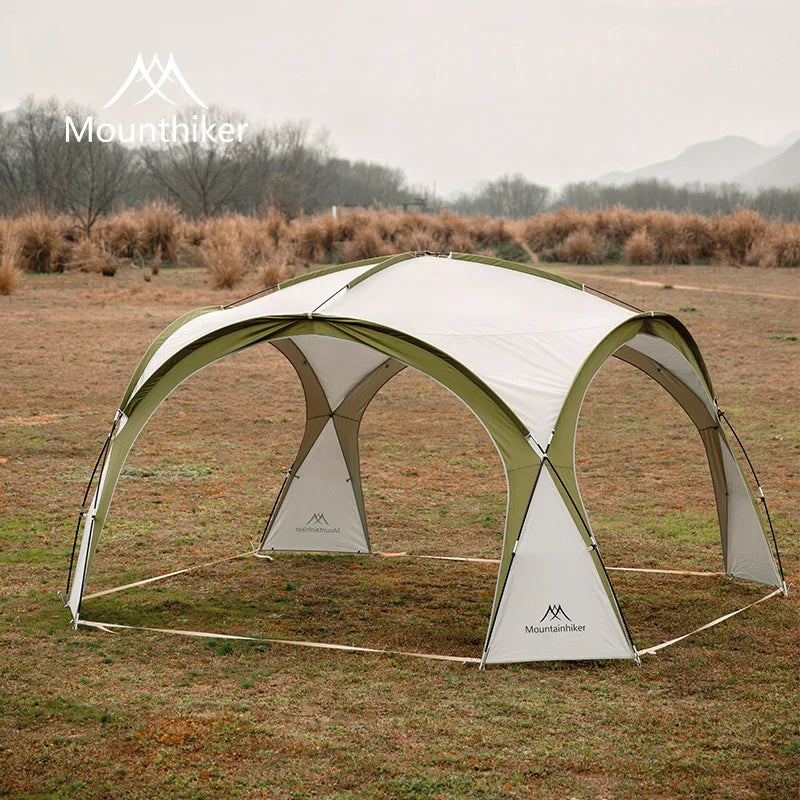 Outdoor Camping Tent 8-10Person Outdoor Camping Dome Tents Light Luxury Round Big Canopy Large Awning Pergola Tent