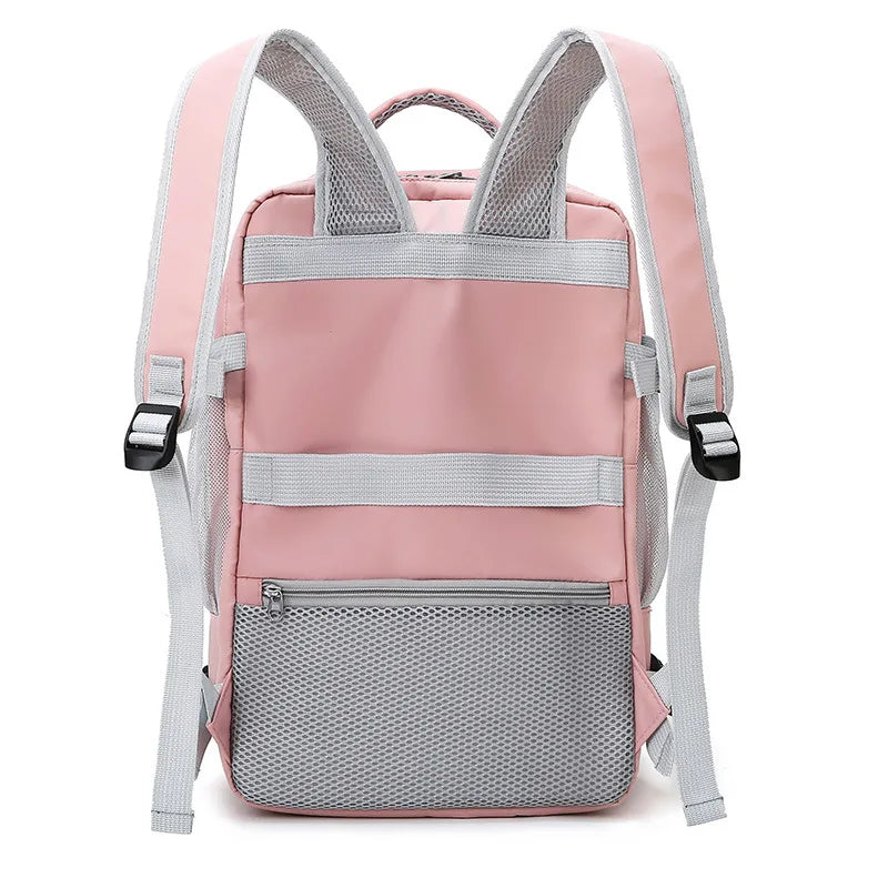 Pink Backpacks Female Outdoor Luggage Bag Women Travel Backpack Multifunction Large Capacity Sport Backpack Mochila Viaje