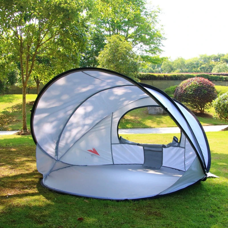 New Beach Tent Sun Protection and Shading Fully Automatic Outdoor Quick Opening Foldable Fishing Twin Tent