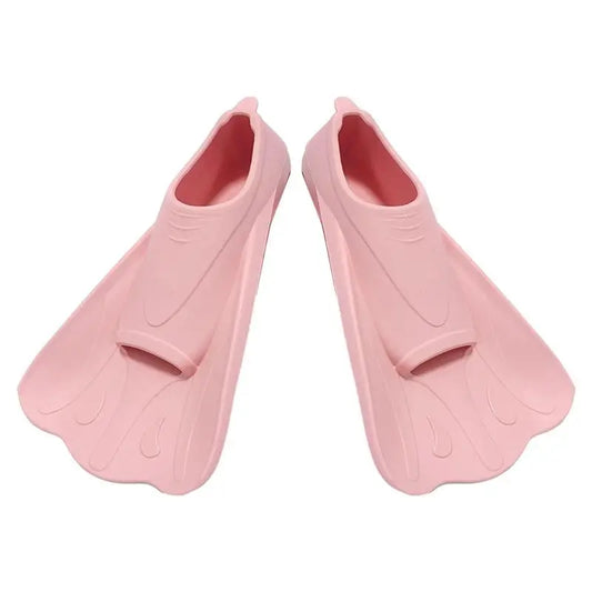 Swim Fins For Children Scuba Diving Snorkeling Soft Short Training Flippers Swimming Supplies Short Training Flippers For Freest