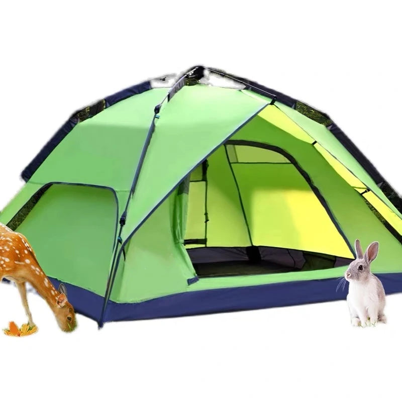 Outdoor Tent, Camping Tent, Automatic Tent for 3-4 People, Two People, Multiple People, Traveling on the Beach, Quick Opening