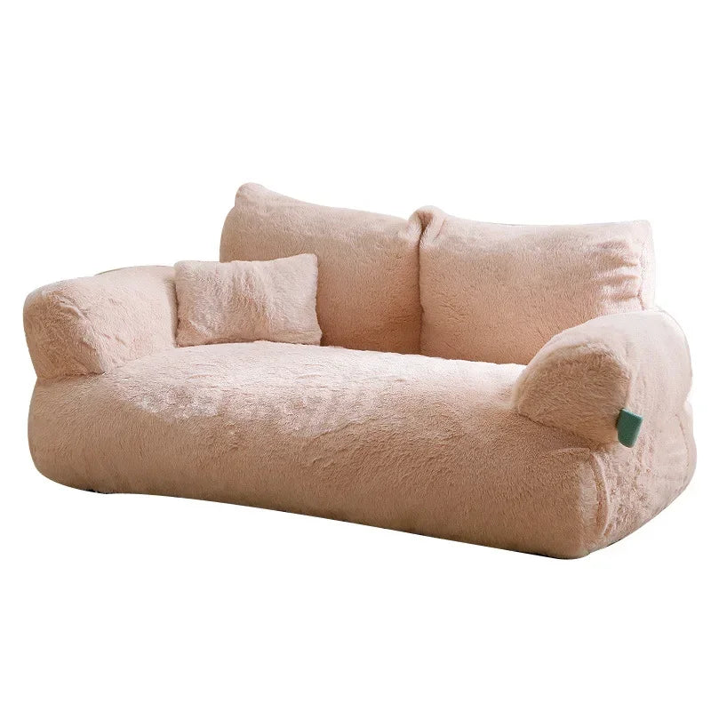 Cat sofa bed Plush Dog Sofa Beds Washable Warm Pet Dog Nest Cat Beds Thicken Comfortable Cushion Dog Sleep Cat Furniture