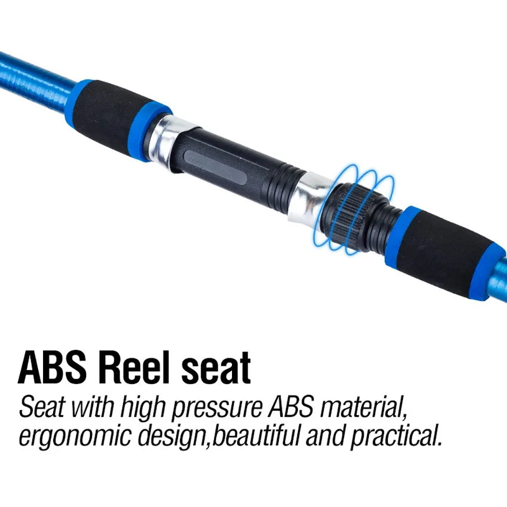 Portable 1.8m Telescopic Fishing Rod 5.5:1 Gear Ratio Spinning Fishing Reel Set With Fishing Line Fishing Gear