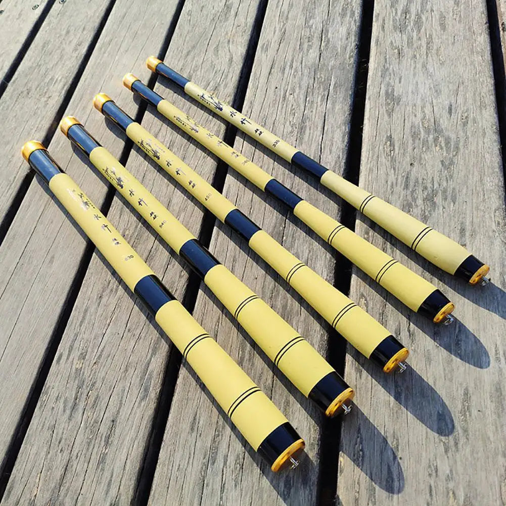 1.5m-6.3m 28MH Portable Mini Telescopic Fishing Rod Ergonomic Design Carbon Fiber Fishing Pole Fishing Gear Tackle Accessories