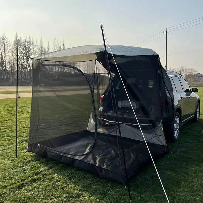 Car Trunk Tent Auto Awning Waterproof SUV Car Tail Tent Portable Trunk Sleep Bed Shade Awning For Camping Self-driving Travel