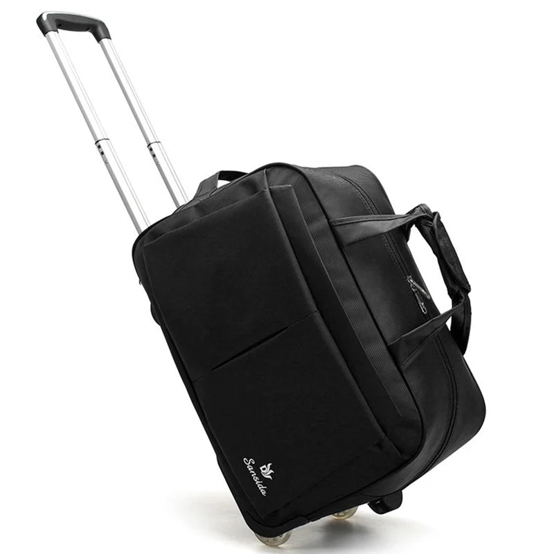 New Trolley Travel Bag Suitcase with Wheels Valise Voyage Rolling Duffle Maletas De Viaje Wheeled Weekend Trip Luggage for Plane