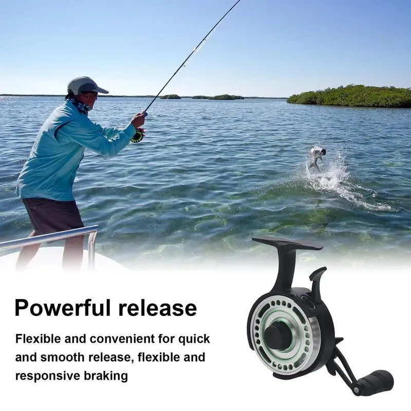 Ice Fishing Reels Multi-Function Fishing Reel Stable Wheel Outdoor Sports Accessories Portable Fishing Reel For Trout Fishing