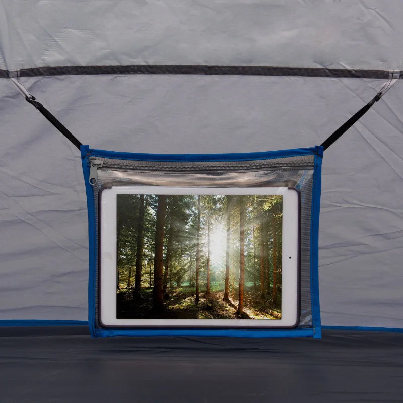 16-Person 3-Room Family Cabin Tent, with 3 Entrances